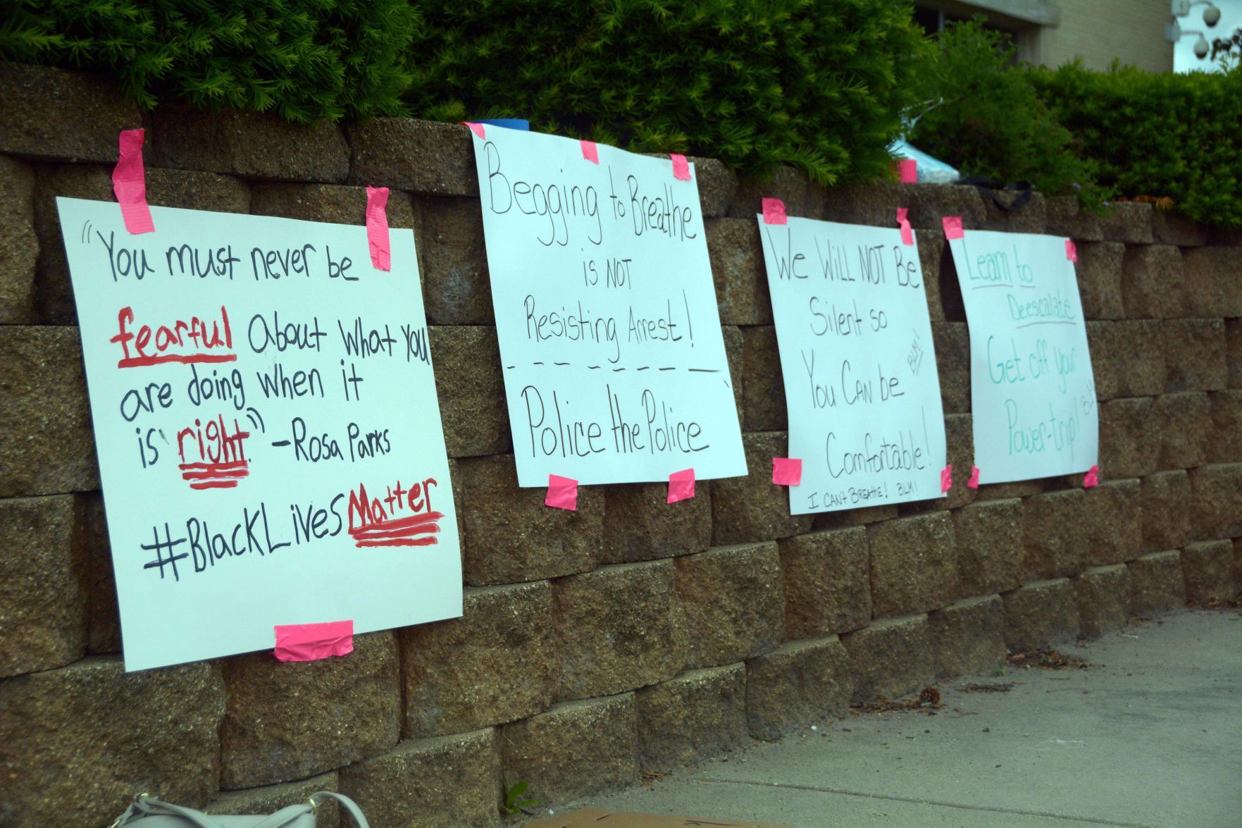 Portage protests police brutality